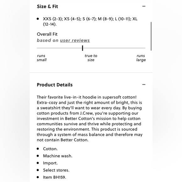 J. Crew Kids Full Zip Hoodie NWT - Picture 2 of 5